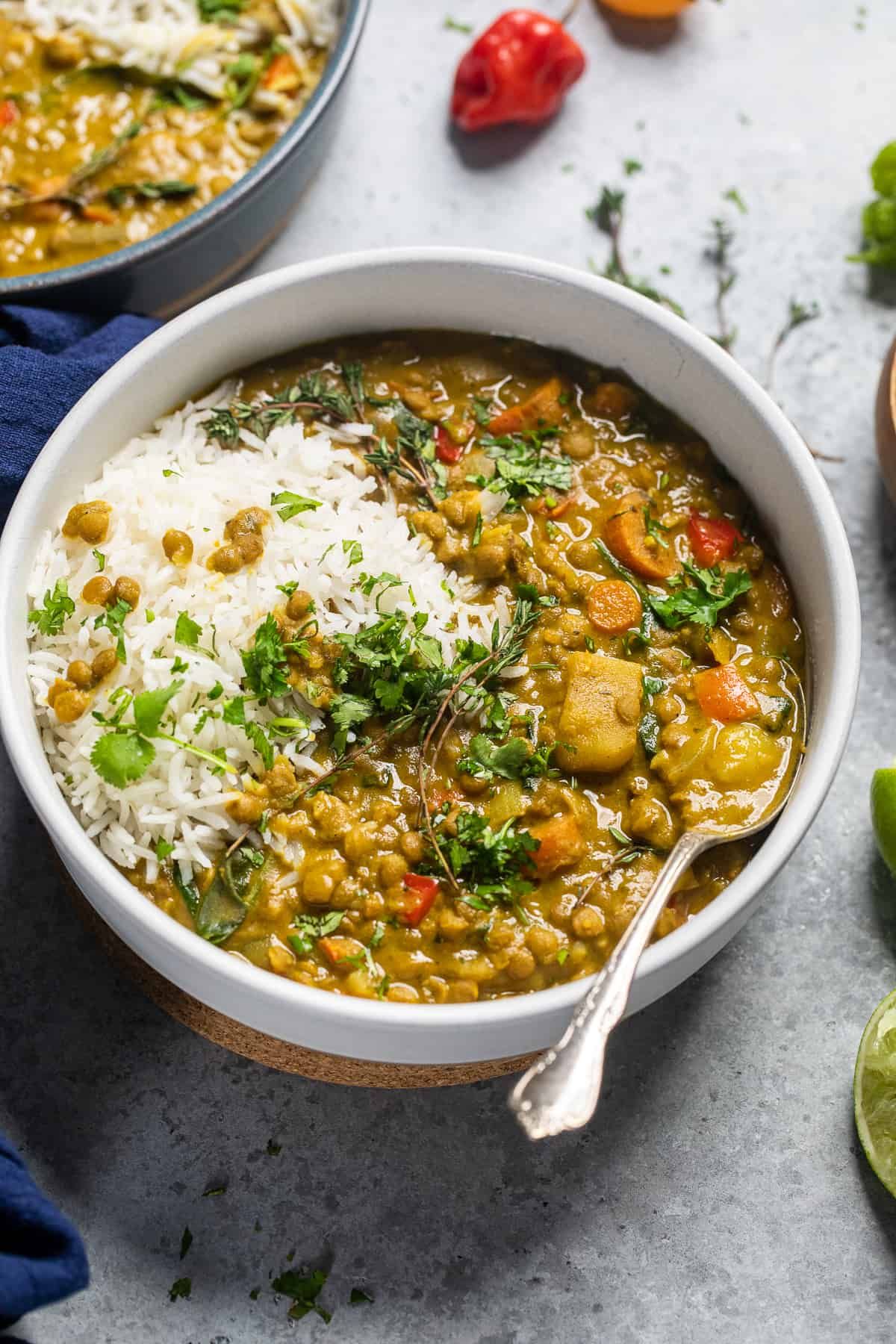 Vegan Food : How to make Vegan Lentil Curry