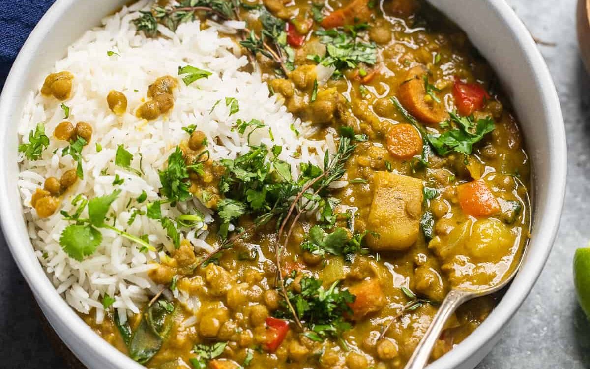 Vegan Food : How to make Vegan Lentil Curry